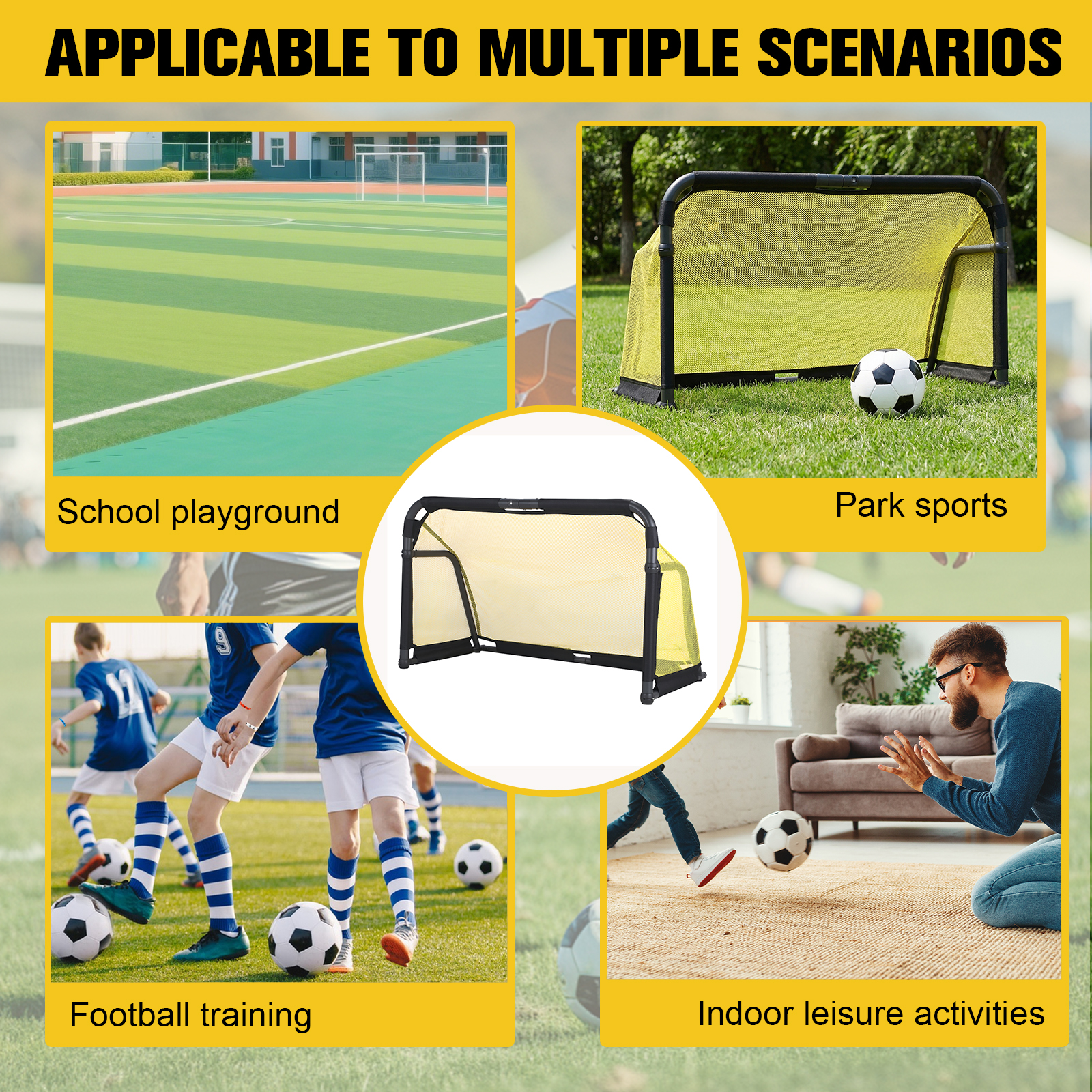 Training Net Mini - Freestanding Target Goals Easy Setup Portable