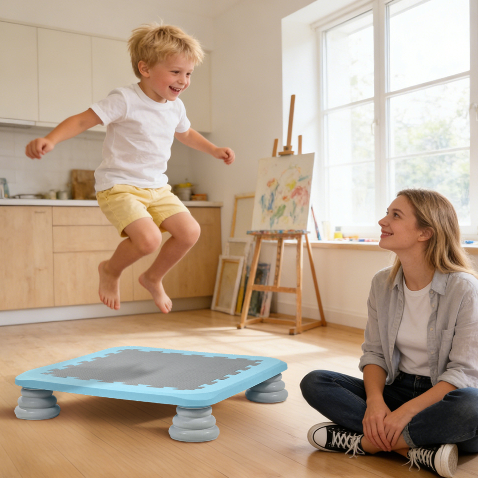 Kids Trampoline, Stable Bounci – обзор и цена Training Net Mini