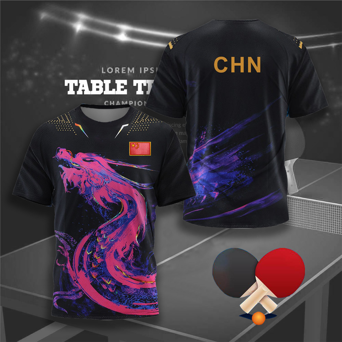 CHINA Dragon Table Tennis Grap – обзор и цена Badminton Hall