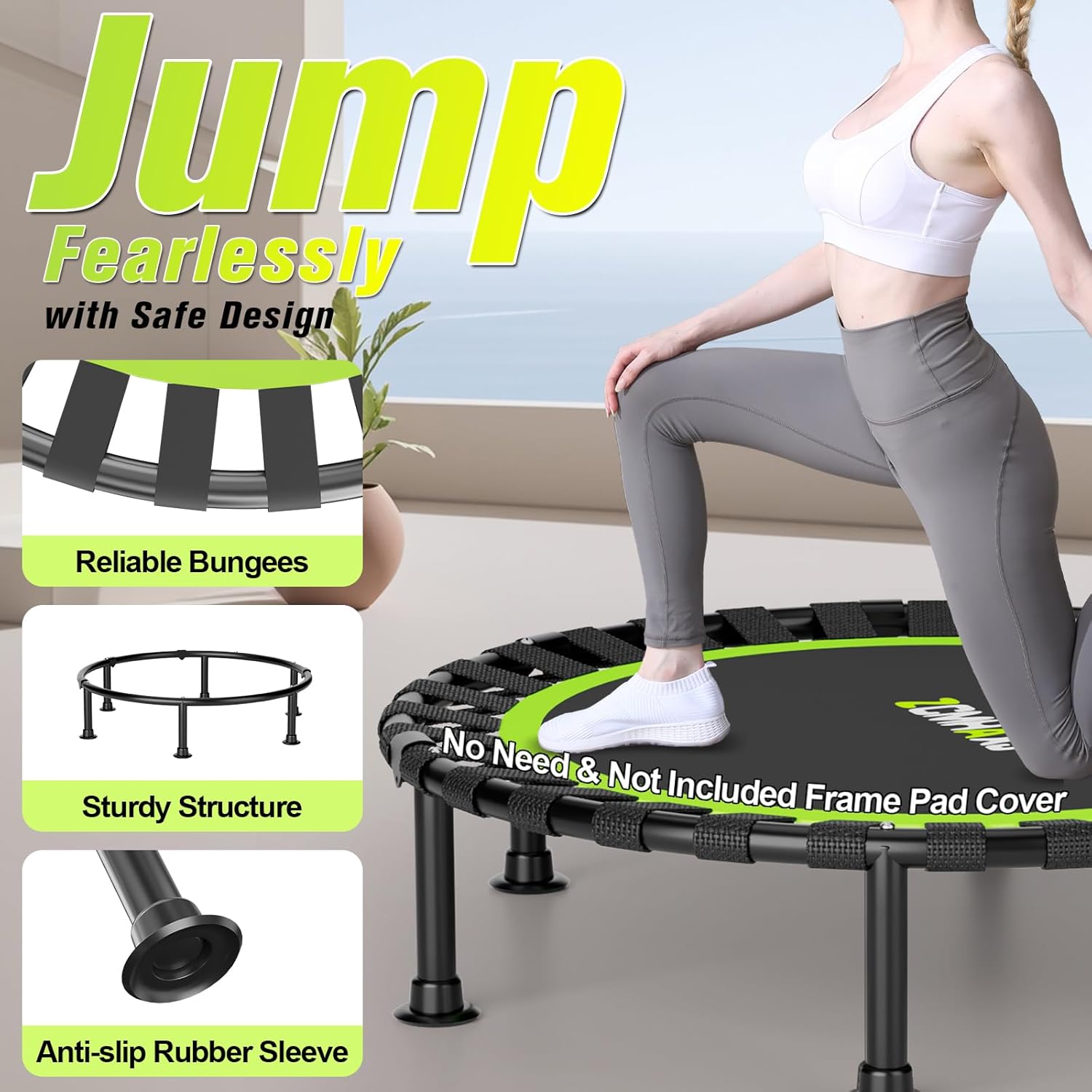 Foldable Mini Rebounder Trampo – обзор и цена Training Net Mini